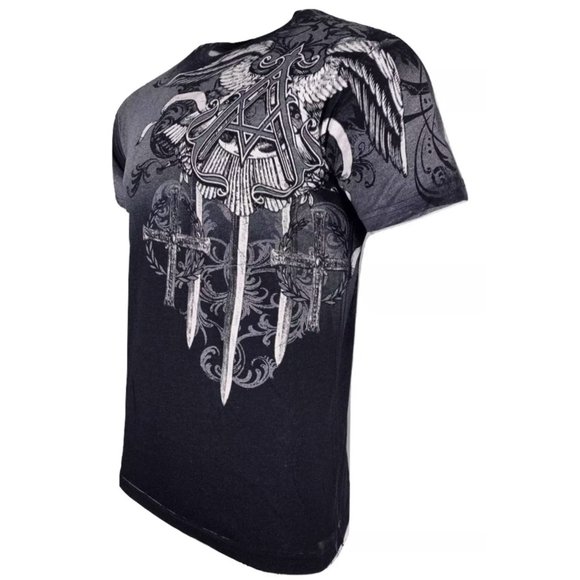 ARCHIAC BY AFFLICTION Men's T-Shirt S/S DAVENTRY - Picture 5 of 7